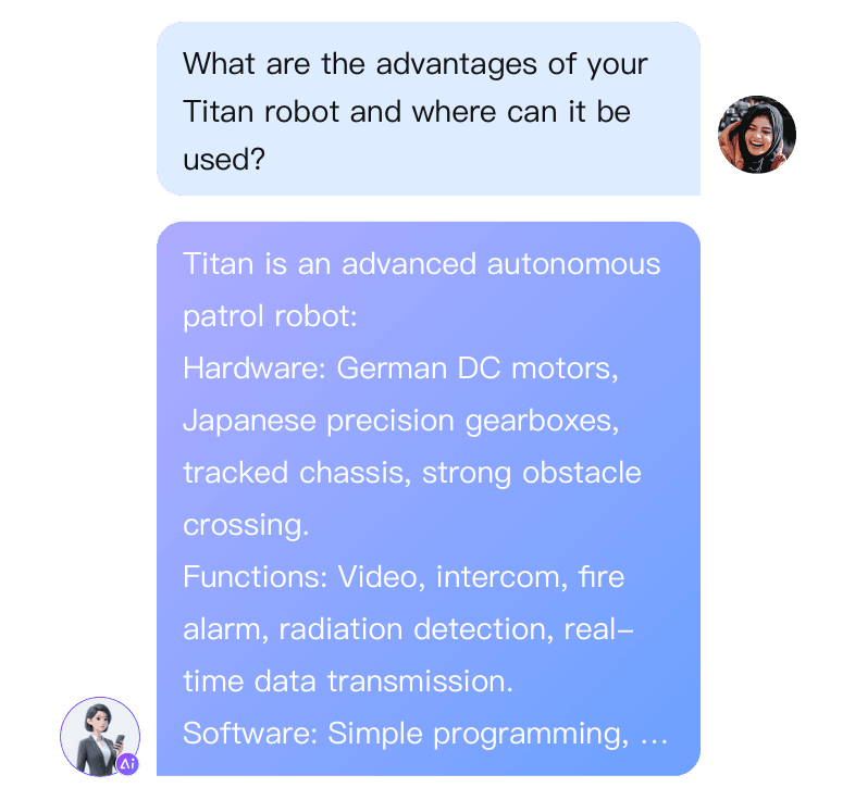 Knowledge base + AI support